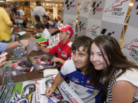 Kael Abraham na autogramiádě před GP České republiky (foto Milan Spurný)