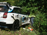 Havárie – STEHLÍK Karel, (#99, KV Motorsport, E2-SH+2000, Mitsubishi Eclipse EVO)
