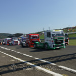 První zatáčka na autodromu Most