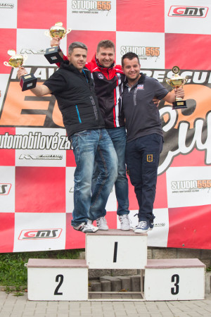 Stupně vítězů - absolutní pořadí Ecce Homo Historic 2015