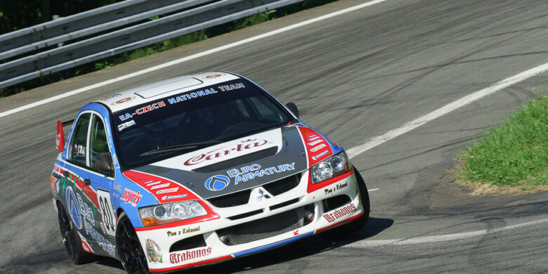 #80 Malý Jaromír, skupina A, Mitsubishi Lancer Evo VIII