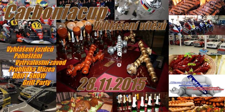 Slavnostní vyhlášení sezóny 2015 v Carboniacupu