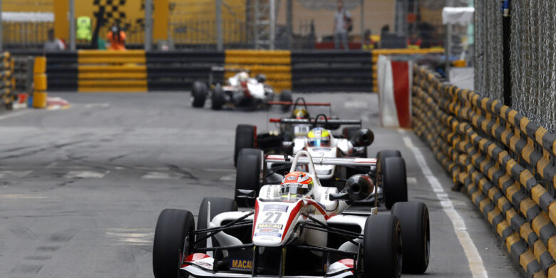 Arjun Maini (IND) Three Bond with T-Sport Dallara Tomei, FIA Formula 3 Championship, Formula 3 Macau Grand Prix, Saturday, Macau (CHN) - 19.–22.11.2015