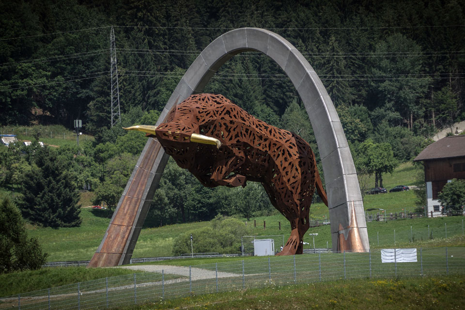 Býk na Red Bull Ringu