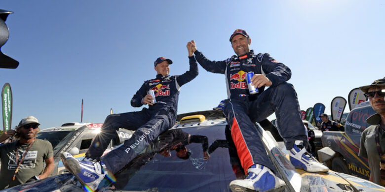 #302 Peterhansel Stephane (FRA) Cottret Jean Paul (FRA) Peugeot 2008 DKR, vítězové Rallye Dakar 2016, Argentina, Bolivia, Photo Eric Vargiolu / DPPI