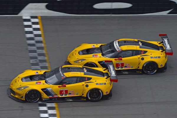 Třída GTLM a vítězné double vozů Corvette C7.R,