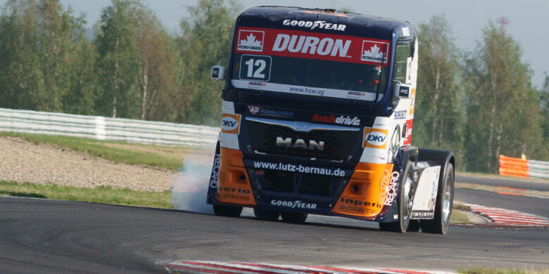 Agresivní brzdění – #12 LOHR Ellen (MCO), TRUCK SPORT LUTZ BERNAU (DEU), MAN