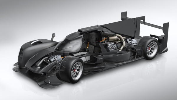 Schéma konstrukce podvozku modelu 919 Hybrid