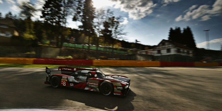 #8 Audi R18 (2016), Audi Sport Team Joest / DE: Lucas di Grassi (BR), Loïc Duval (F), Oliver Jarvis (GB) – WEC 6H Spa-Francorchamps Belgie (foto Audi Communications Motorsport)