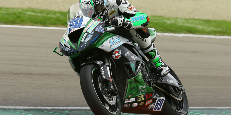 #69 Ondřej Ježek (CZE), Kawasaki ZX–6R, Team Go Eleven (foto Mára Paulíček, MPA foto)