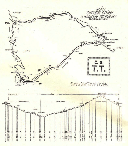 ČSL. Tourist Trophy, délka 22,4 km, převýšení 500 m