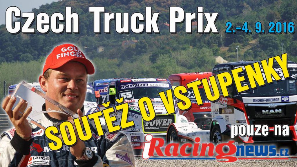 Soutěž o vstupenky na Czech Truck Prix 2016