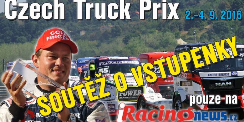 Soutěž o vstupenky na Czech Truck Prix 2016