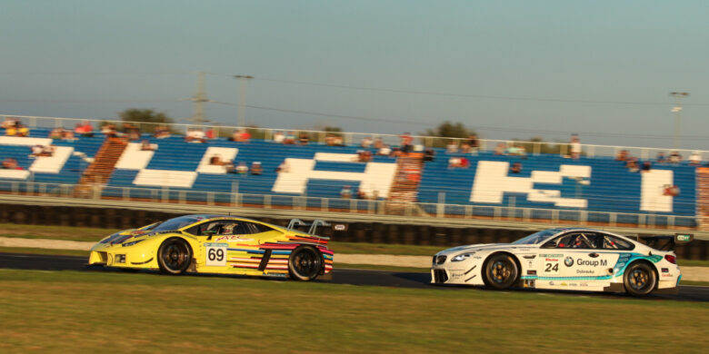 Souboj Huracan vs BMW M6 - Konopka vs Malchárek- foto Eset V4 Cup
