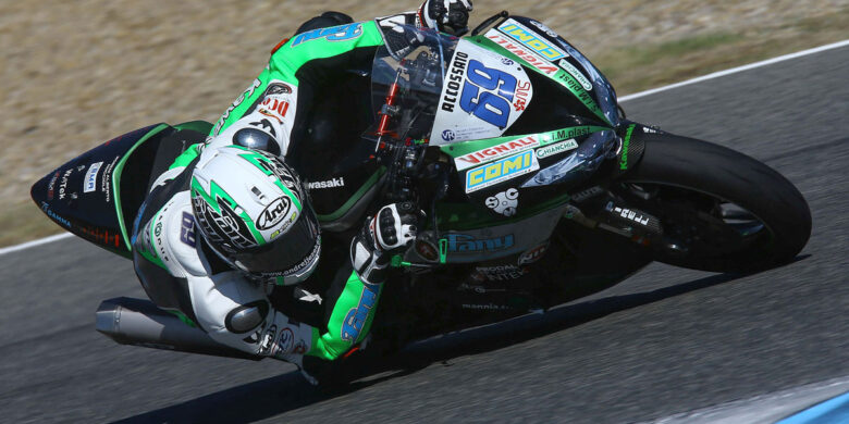 #69 Ondřej Ježek (CZE), Kawasaki ZX–6R, Team Go Eleven (foto Mara Paulíček, MPA foto)