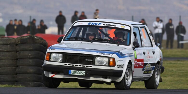 The Most rallye - Břetislav Enge - Škoda 130L foto \AMD Most\