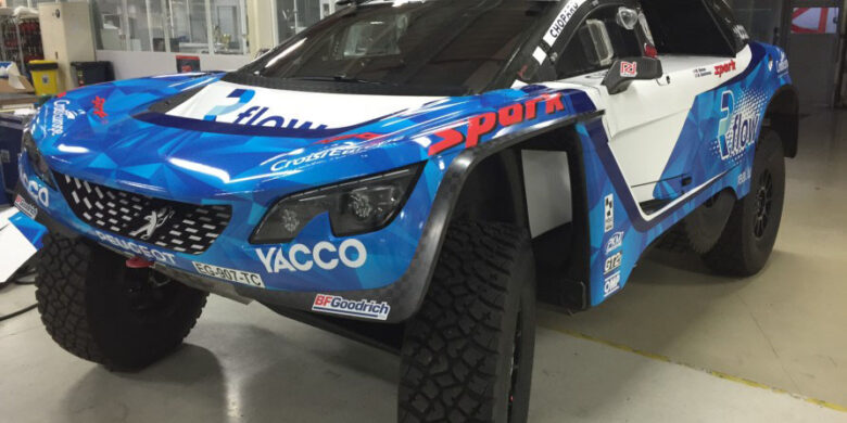 Soukromý Peugeot 3008 DKR pro třetí pokud Romaina Dumase na rallye Dakar 2017