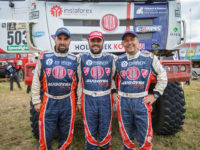 Nejlepší česká posádka kamionů #503 zleva Jiří Stross Loprais Aleš, Jan Tománek (CZE/Tatra Buggyra Racing), foto Buggyra Media