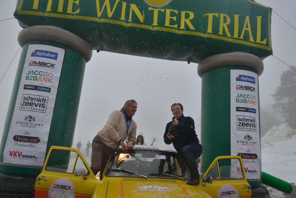 Startovní rampa The Winter Trial Rallye