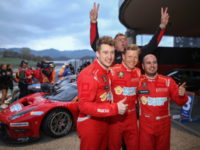 Vítězové Hankook 12H Mugello – Scuderia Praha s Ferrari 488 GT3 (#11 Josef Král / Jiří Písařík / Matteo Malucelli)