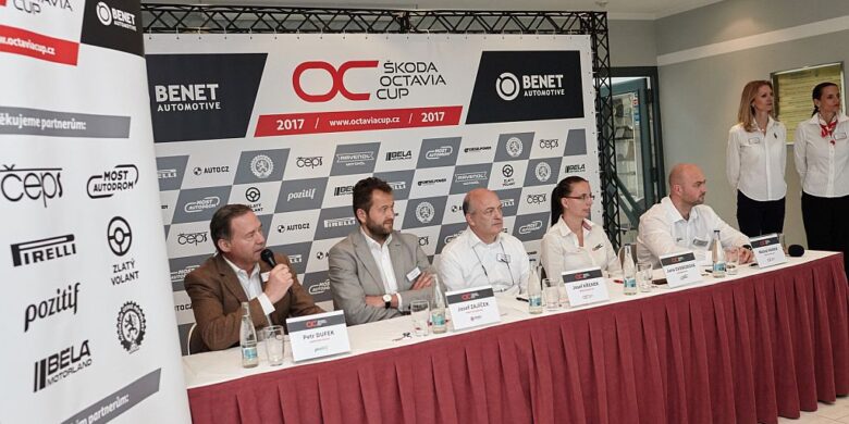 Tisková konference Škoda Octavia Cup 2017 Hugo Trkal