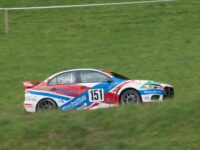 #151 Jaromír Malý (Mitsubishi Lancer EVO) vyhrává i po přestupu z „áček“ do „enek“