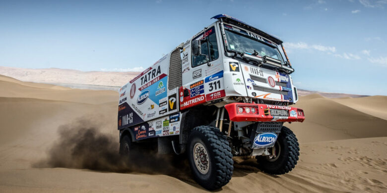 Martin Kolomý na kamionu TATRA Phoenix, Silk Way Rally 2017