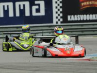 #1 Adam Kout (MS Kart/DEA) ve vedení v rpběhu první uávodu, Assen (foto: Vratislav Ondráček)