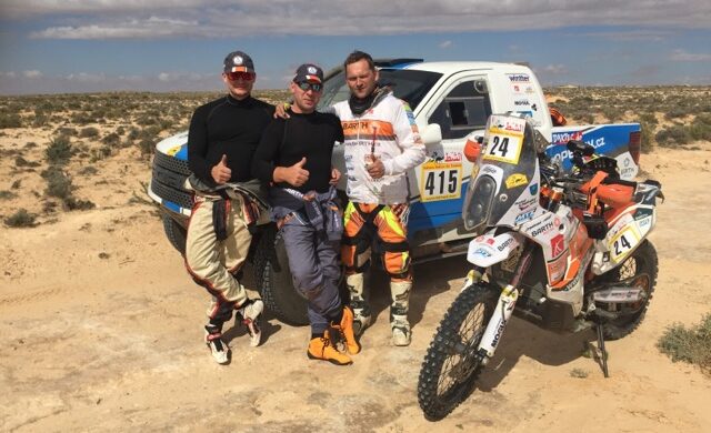 Motocyklista Lhotský vyhrál El Chott Rallye v Tunisu