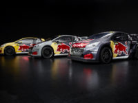 Tři rallykrosové speciály továrního týmu Peugeot Total pro sezonu 2018