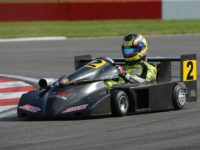 #2 Adam Kout (MS Kart/DEA) na trati v Donington Parku (foto: Vratislav Ondráček)