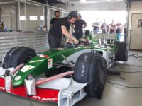 Formule 1 Marka Webbera se proháněla po mosteckém autodromu, dorazili fanoušci i novináři