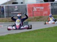 Motokárový reprezentant Patrik Hájek vyhrál závod mistrovství světa v královské kategorii KZ (foto: Vratislav Ondráček)