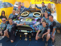 Vítězní posádka Rallye Jeseníky 2018 Roman Odložilík a Martin Tureček na voze Ford Fiesta R5.