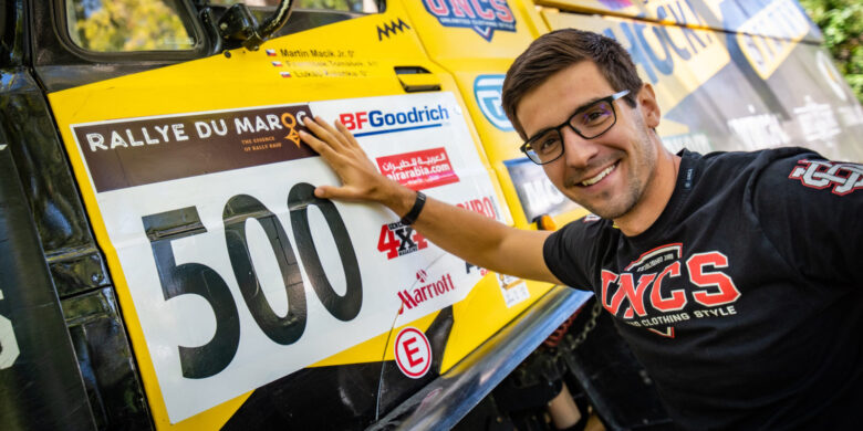 #500 Martin Macík s LIAZem týmu Big Shock Racing, Rallye du Maroc 2018