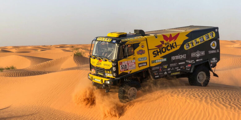 Martin Macík se svým kamionem LIAZ, Big Shock Racing