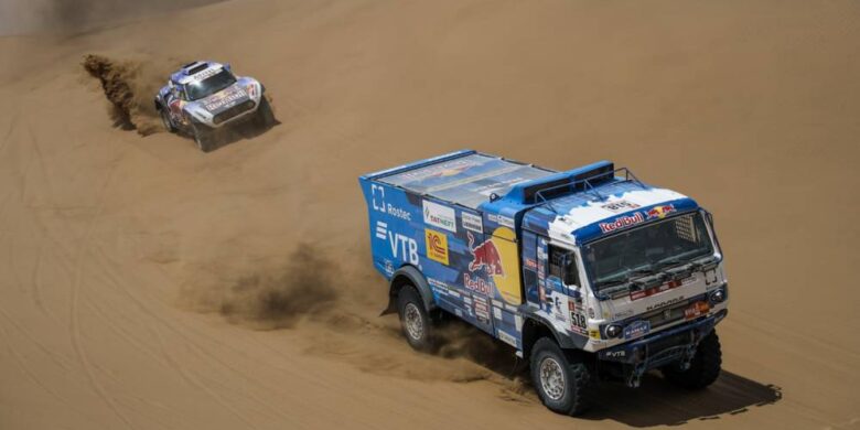 #518 KARGINOV Andrey (RUS), MOKEEV Andrey (RUS), LEONOV Igor (RUS), Kamaz, Kamaz - Master, Dakar 2019