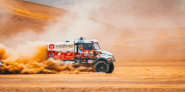 #507 Loprais, Marco Alcayna a Pokora (Tatra Jamal – Queen 69), Instaforex Loprais Team