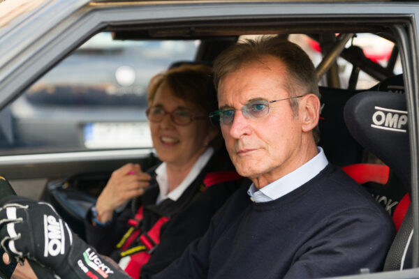 Absolutní vítězové ME 28. Historic Vltava Rallye – #1 Luigi „Lucky“ Battistolli, Fabrizia Pons, ITA/ITA, Lancia Delta Integrale 16V
