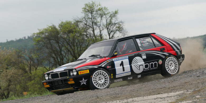 #1 Luigi „Lucky“ Battistolli, Fabrizia Pons, ITA/ITA, Keysport S.R.L., Lancia Delta Integrale 16V, 4/E4, Historic Vltava Rallye 2019 (foto: Milan Spurný)