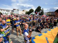 Fotografové u cílové rampy Barum Rally Zlín 2019 (foto: Pavel Pustějovský)