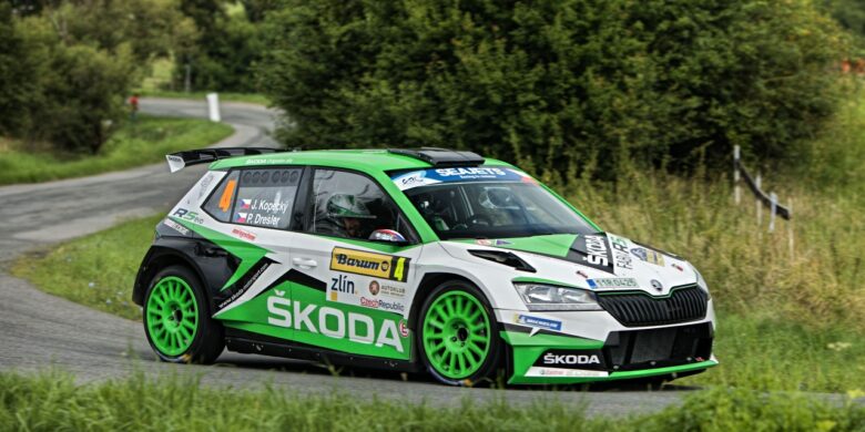 #4 Kopecký - Dresler (CZ), Škoda Fabia R5 evo, Barum Czech Rally Zlín 2019 (foto: Pavel Pustějovský)