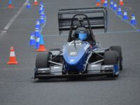 Mezinárodní závody The Most Formula Student hostil areál polygonu mosteckého autodromu.