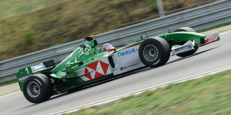 #1 Klaas Zwart (NL), Team Ascari, Jaguar R5, F1, Cosworth 3.0 V10, Masaryk Racing Days 2015 (foto: Milan Spurný)