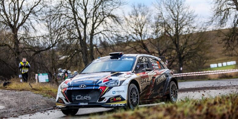 Hyundai s Ondřejem Bisahou obsadil na Pražském Rallysprintu pátou příčku