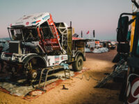 #502 Aleš Loprais, Khalid Alkendi, Petr Pokora, Praga V4S DKR, Instaforex Loprais Team