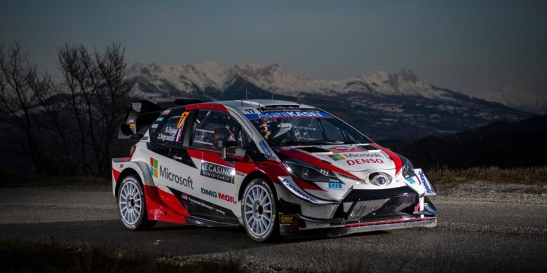 #17 Ogier–Ingrassia, FRA, Toyota Yaris WRC, Toyota Gazoo Racing, Rallye Monte Carlo 2020