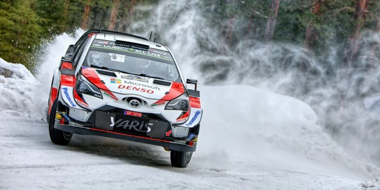 Tänak Ott - Järveoja Martin, Toyota Gazoo Racing WRT - Toyota Yaris WRC, Rallye Sweden 2019 (foto: Pavel Pustějovský)