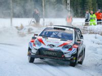 #33 Evans–Martin, GBR, Toyota Yaris WRC, Toyota Gazoo Racing, Švédská rallye 2020 (foto: Tom Banks)
