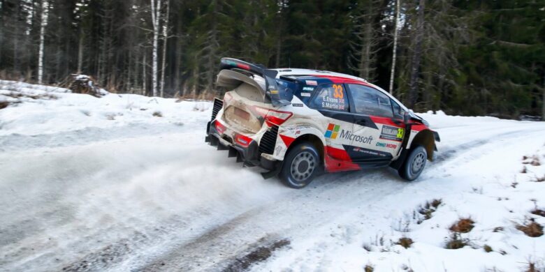 #33 Evans–Martin, GBR, Toyota Yaris WRC, Toyota Gazoo Racing, Švédská rallye 2020 (foto: Toyota Gazoo Racing WRT)
